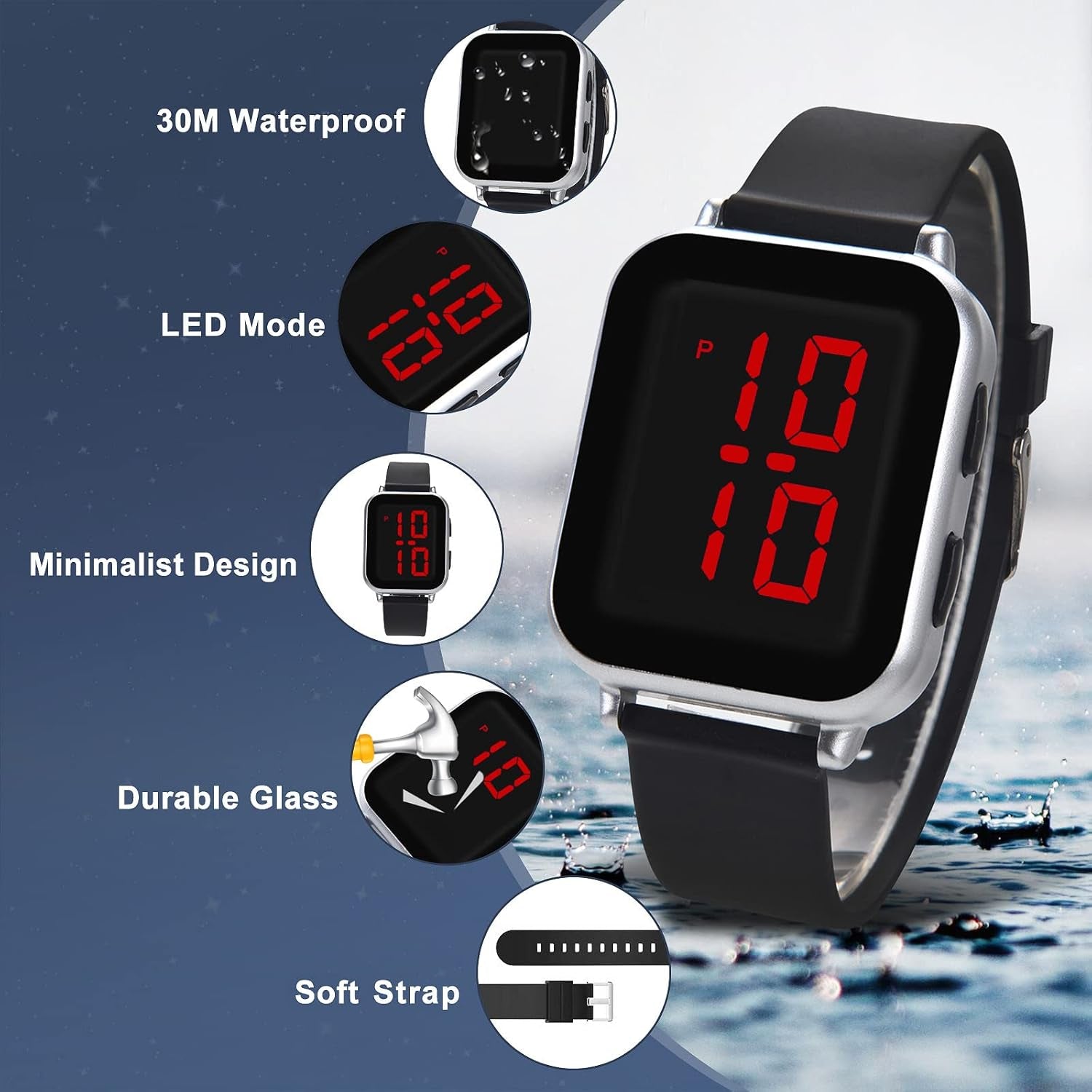 Kids Watch Girls Ages 6-8 8-10 10-12, Wrist Watches for Girls Gifts Waterproof Reloj Para Niños Niñas 6 7 8 Year Old Girl Birthday Gift