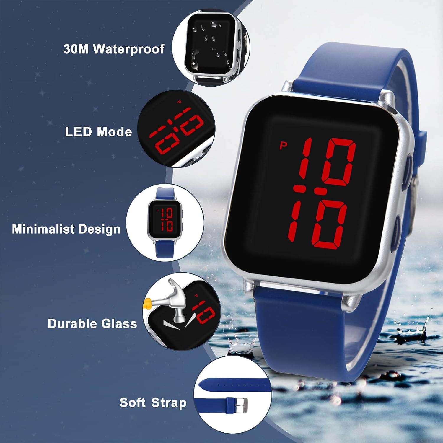 Kids Watch Girls Ages 6-8 8-10 10-12, Wrist Watches for Girls Gifts Waterproof Reloj Para Niños Niñas 6 7 8 Year Old Girl Birthday Gift