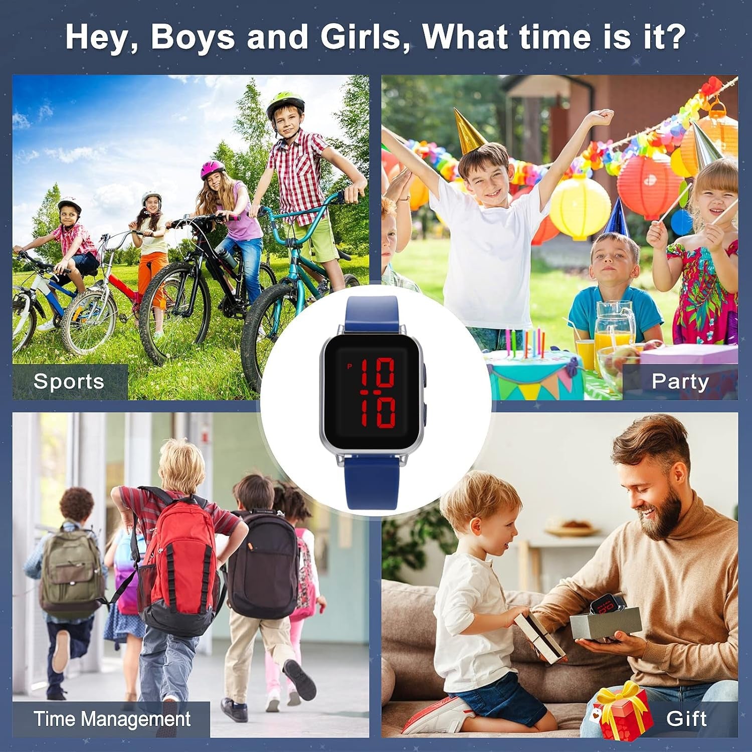 Kids Watch Girls Ages 6-8 8-10 10-12, Wrist Watches for Girls Gifts Waterproof Reloj Para Niños Niñas 6 7 8 Year Old Girl Birthday Gift