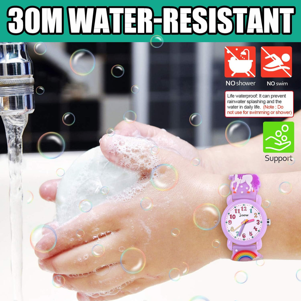 Girls Watch - 3D Cartoon Waterproof Toddler Watch, Gifts for Girls Age 2-8 Toys for 3 4 5 6 7 Year Old Girls - Kids Gifts