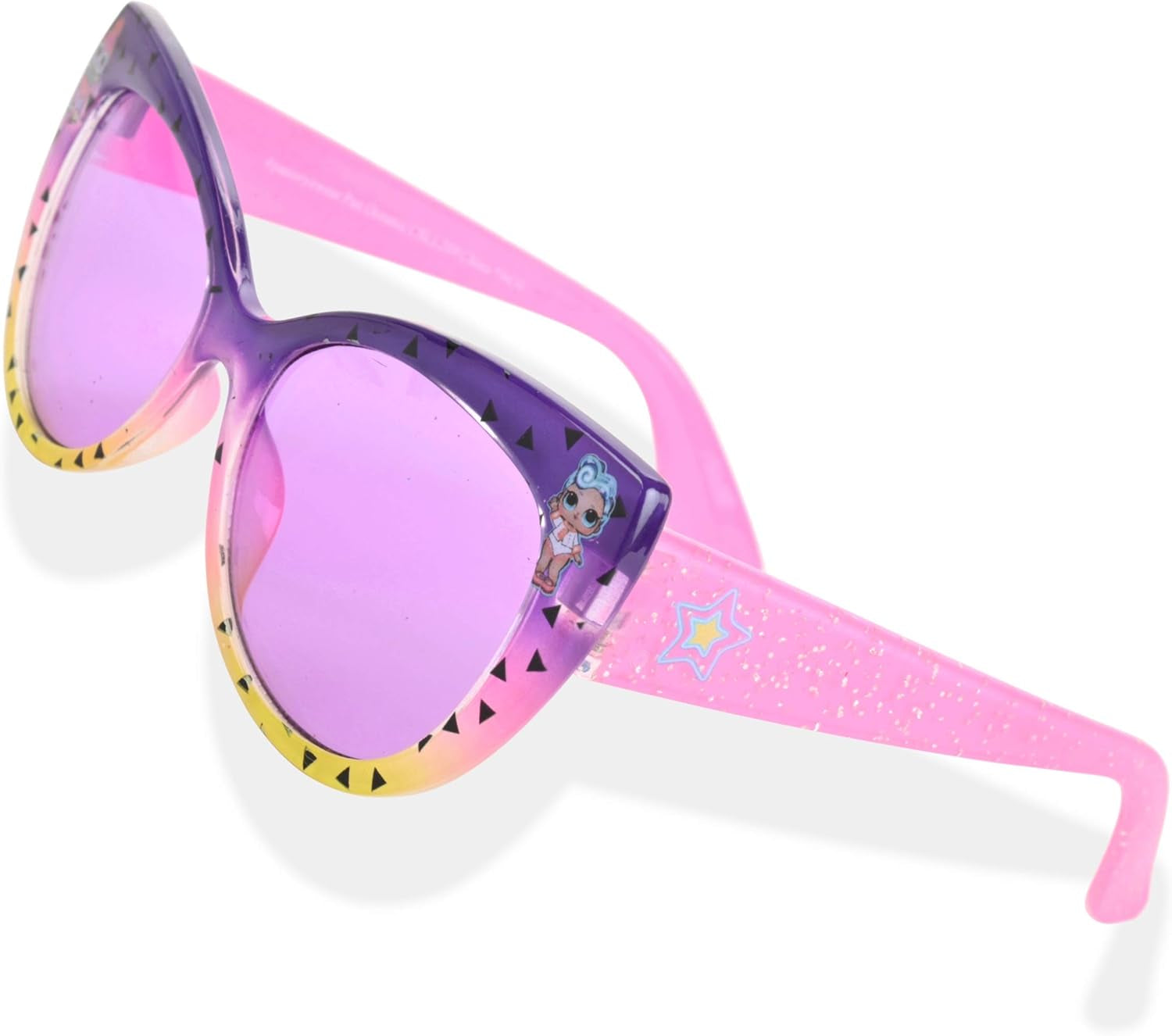 LOL Surprise Kids Sunglasses for Girls, Toddler Sunglasses with Kids Glasses Case